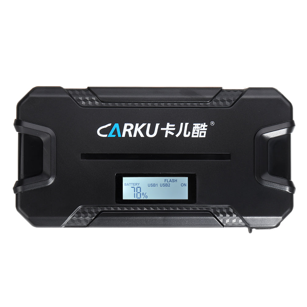 CARKU 64B Portable Car Jump Starter 12V 12000mAh Emergency Battery Booster with QC 3.0 LED FlashLight from - Auto GoShop