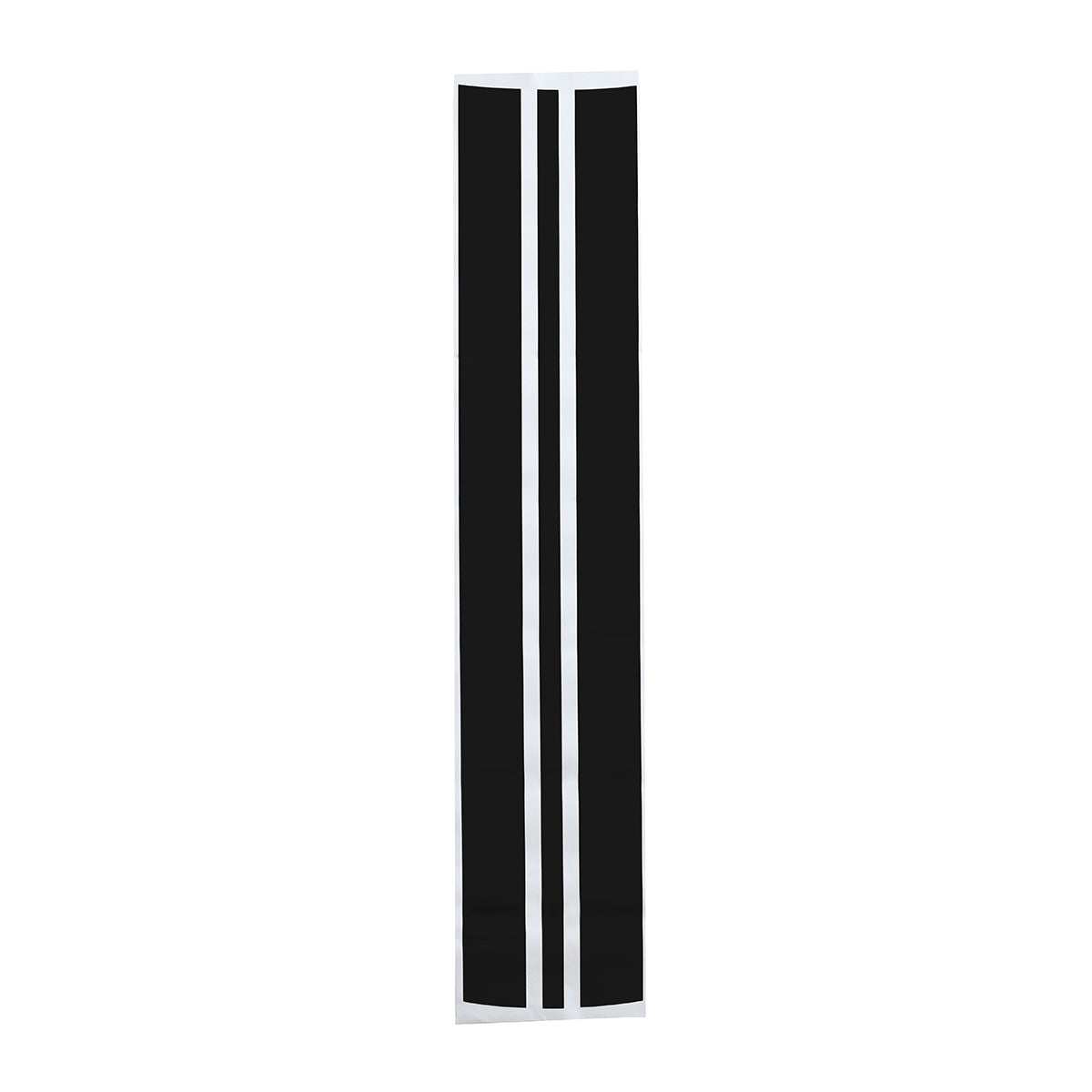 Black 130x25cm PVC Pinstripe Decals Sticker Auto Hood Scratched Decoration