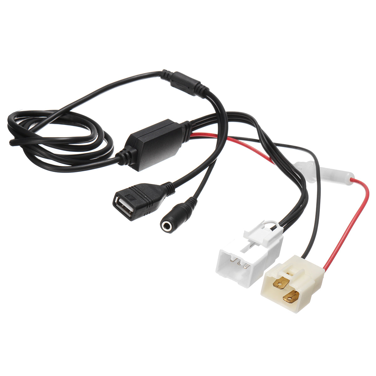 AUX Audio USB Charge Adaptor Harness for Ford Falcon Territory BA BF SX SY SYII - Auto GoShop