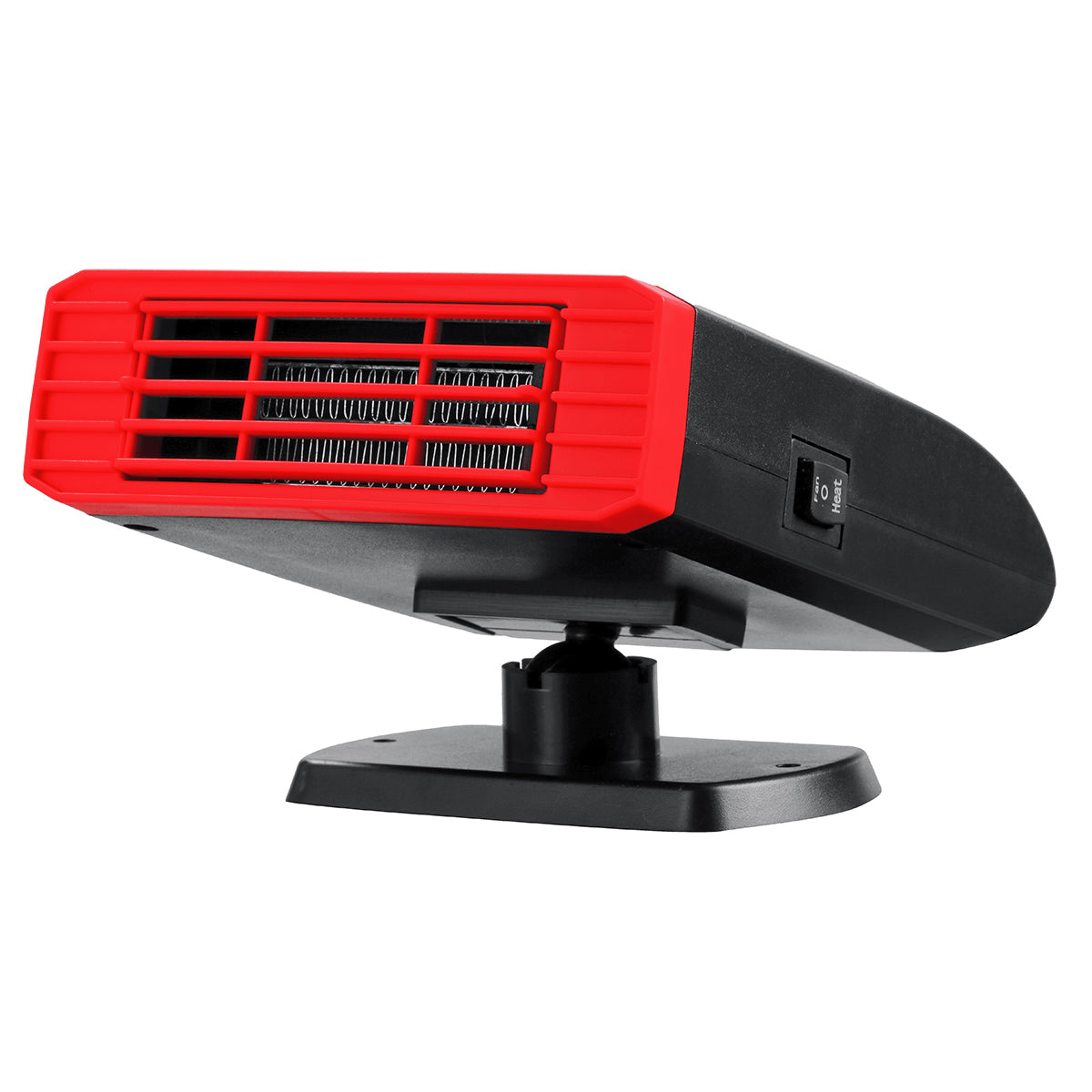 Orange Red 12V/24V Car Heater 360° Adjustment Heater/Cooling Fan Air Purifier Defrost Tool