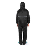 Dark Slate Gray Motorcycle Raincoat Windproot Waterproof Hiking Camping Walking Outdoor Coat L-3XL