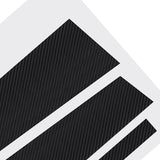 Black 3D 5D Carbon Fiber Style A/B/C Pillar Film Sticker Decals Trim For VW MK7 Golf 7