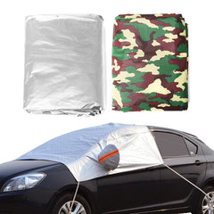 Light Steel Blue 224X152cm Silver/Camouflage Car Sunshade Windscreen Cover Shield Snow Rain Dust UV Protection