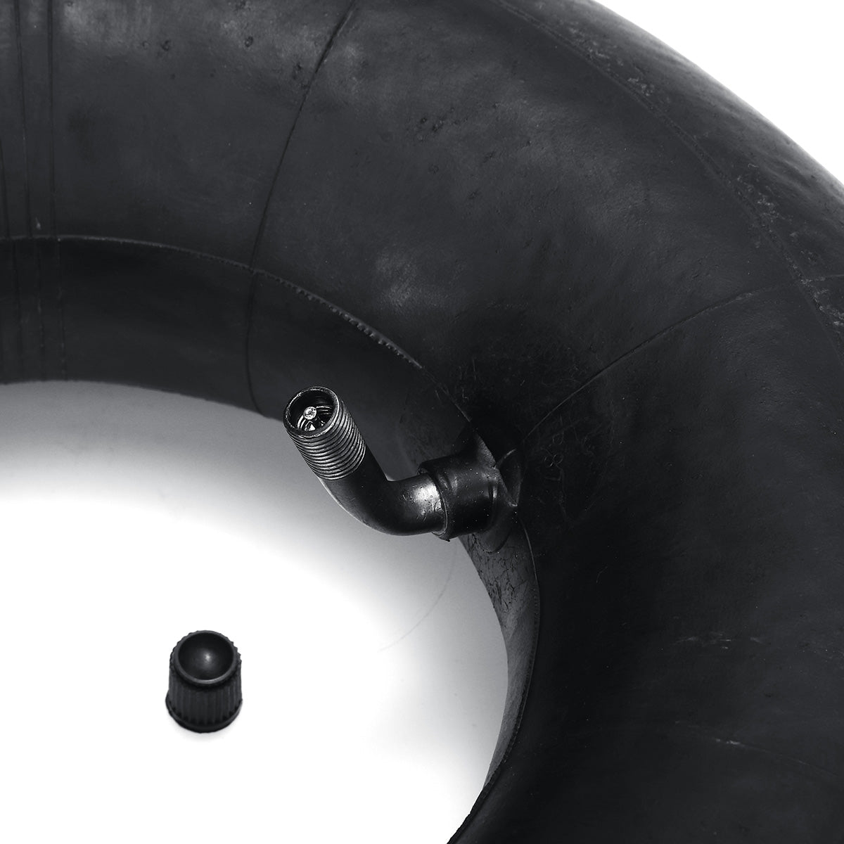 Dark Gray 4.80 / 4.00 - 8 Inner Tube Tyres Bent Air Valve Tire For Pneumatic Trolley Cart Wheel