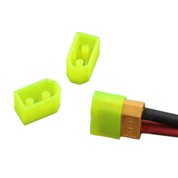 Green Yellow 3 PCS XT60 Plug Spark Plastic Protective Cover for RC multirotor FPV Racing Drone