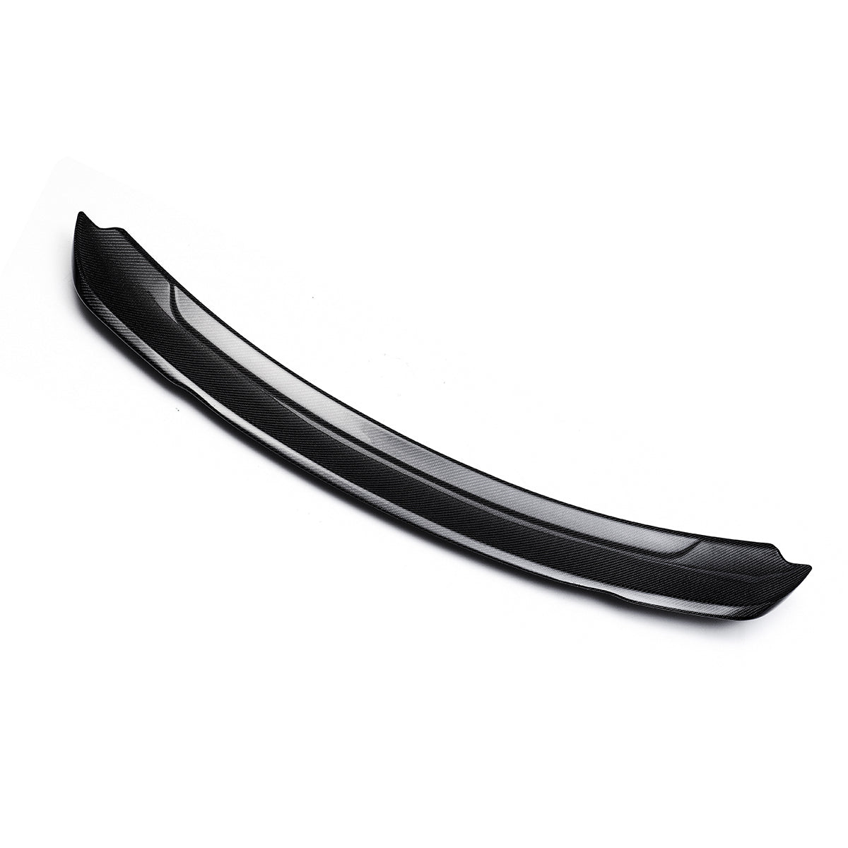 Black Car Spoiler Wing For 2015-17 Ford Mustang S550 Track Pack Style Carbon Fiber Trunk