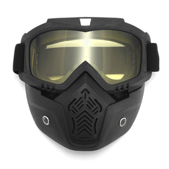 Dim Gray Motorcycle Helmet Mask Shield Goggles Open Face Bike Motocross Eyewear Motorbike