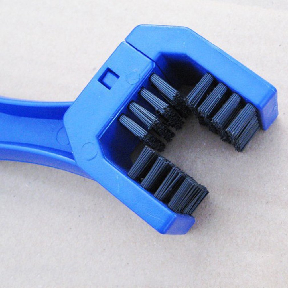 Cornflower Blue Motorcycle Bicycle Chain Brake Remover Clean Brush