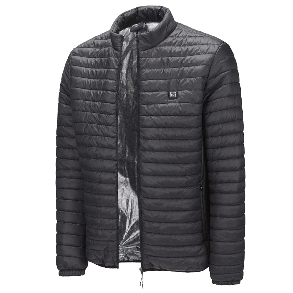 Dark Slate Gray USB Electric Heated Coats Heating Vest Parka Winter Puffer Jacket Outwear
