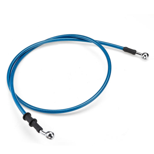 Slate Gray 300mm-2200mm Motorcycle Braided Brake Clutch Oil Hose Line Pipe Cable Universal Blue