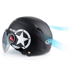 Black Electric car helmet unisex