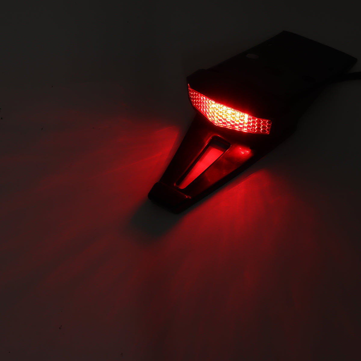 Dark Red Motorcycle LED Brake Tail Light Turn Signals For Bobber KTM Enduro Dirt Bike
