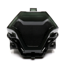 Black Retro motorcycle taillight