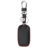 Dark Slate Gray PU Leather Smart Remote Car Key Case/Bag 3 Button Cover Protector Holder for KIA