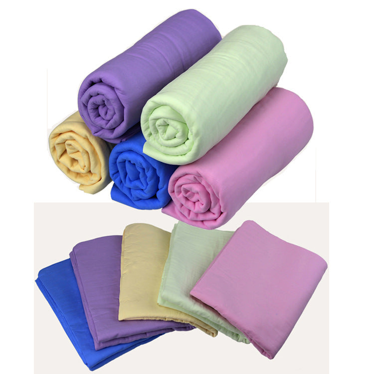 Orchid Buckskin towel wholesale barreled pva deerskin towel (Random Color 44×32CM)