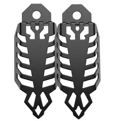 Dark Slate Gray Motorcycle Front Fork Dust Shock Absorber Spring Covers Aluminium Alloy