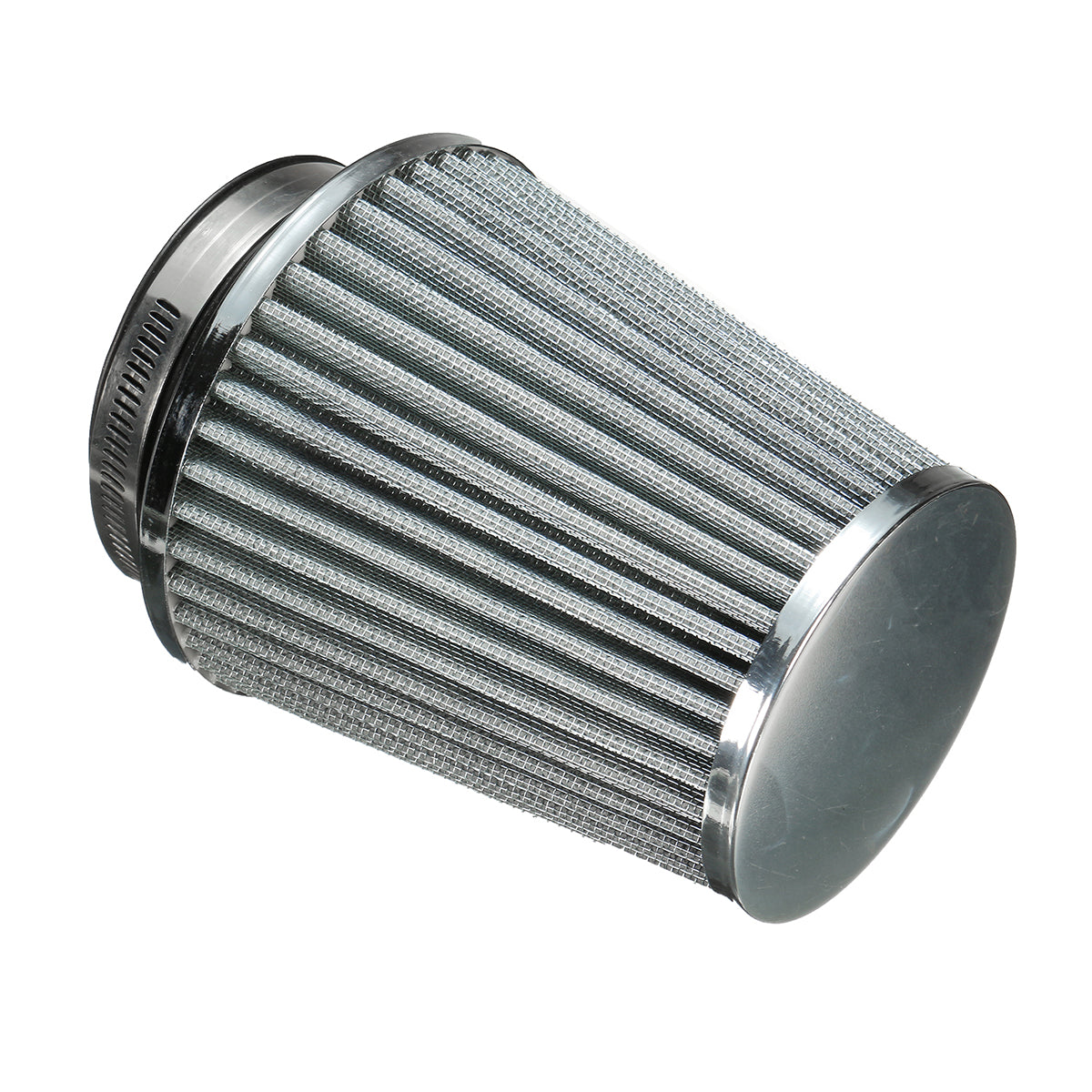 3Inch 75mm Car Air Filter Clean Intake High Flow Short RAM/COLD Round Cone Heavy Metal Alloy - Auto GoShop