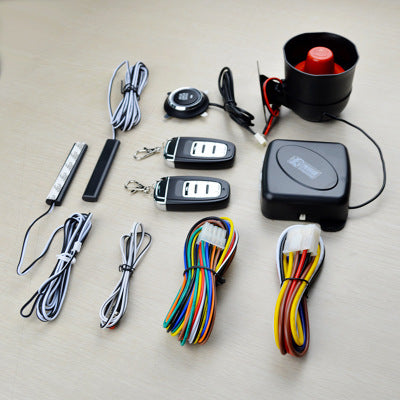 Black Car remote control anti-theft system (Photo Color)