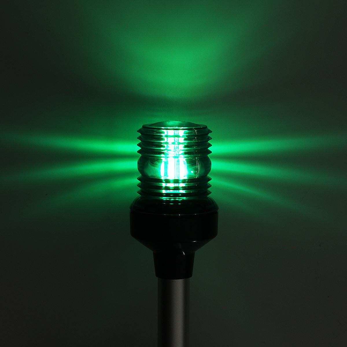 Forest Green 360° 4500K LED Navigation Light Yacht Marine Surround Signal Indicator Lamp