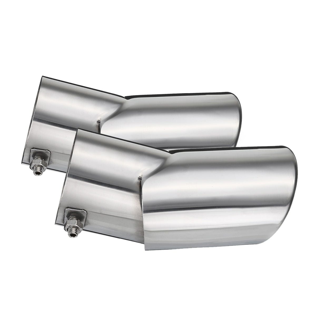 Pair Stainless Steel Exhaust Muffler Tail Pipe For Land Rover Sport 2002-2010 - Auto GoShop