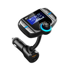 Black Car Bluetooth transmitter fast charge (Black)