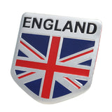 Aluminum England UK Flag Shield Emblem Badge Car Sticker Decal Decor Universal For Truck Auto - Auto GoShop