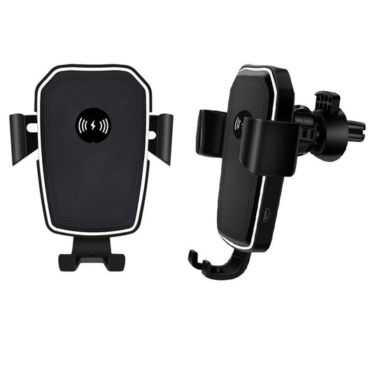 WIS 10W 2 in 1 Qi Wireless Fast Charging Car Charger Mount Phone Holder Air Outlet Bracket - Auto GoShop