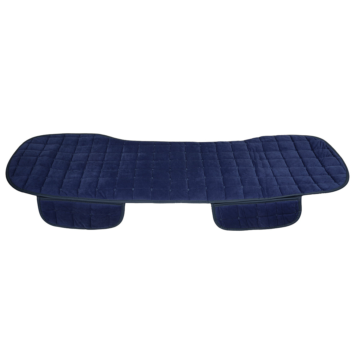 Plush Car Rear Seat Cushion Cover Kit Breathable Chair Protector Pad Mat Universal - Auto GoShop