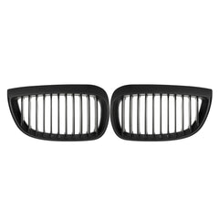 Dark Slate Gray Left And Right Front Sport Kidney Grill Grille For BMW E87/E81 1 Series 2004-2007