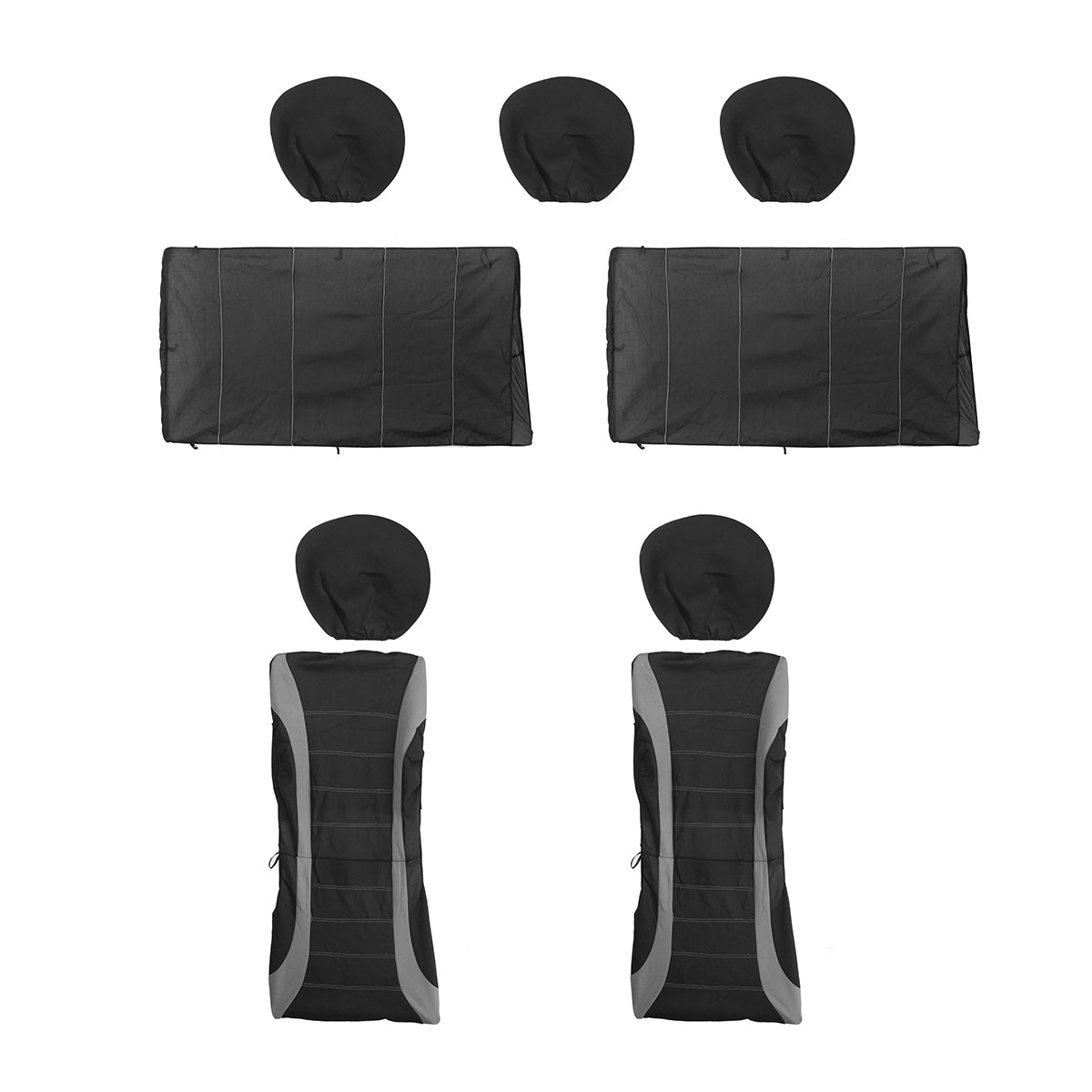 Universal Car Front / Rear Seat Cover Protector Full Set Washable SUV Truck Van - Auto GoShop