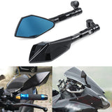 Motorcycle Rear View Side Mirrors M8 M10 Thread Universal - Auto GoShop