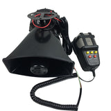 Black 5-Sound Loud Car Warning Alarm (Black)