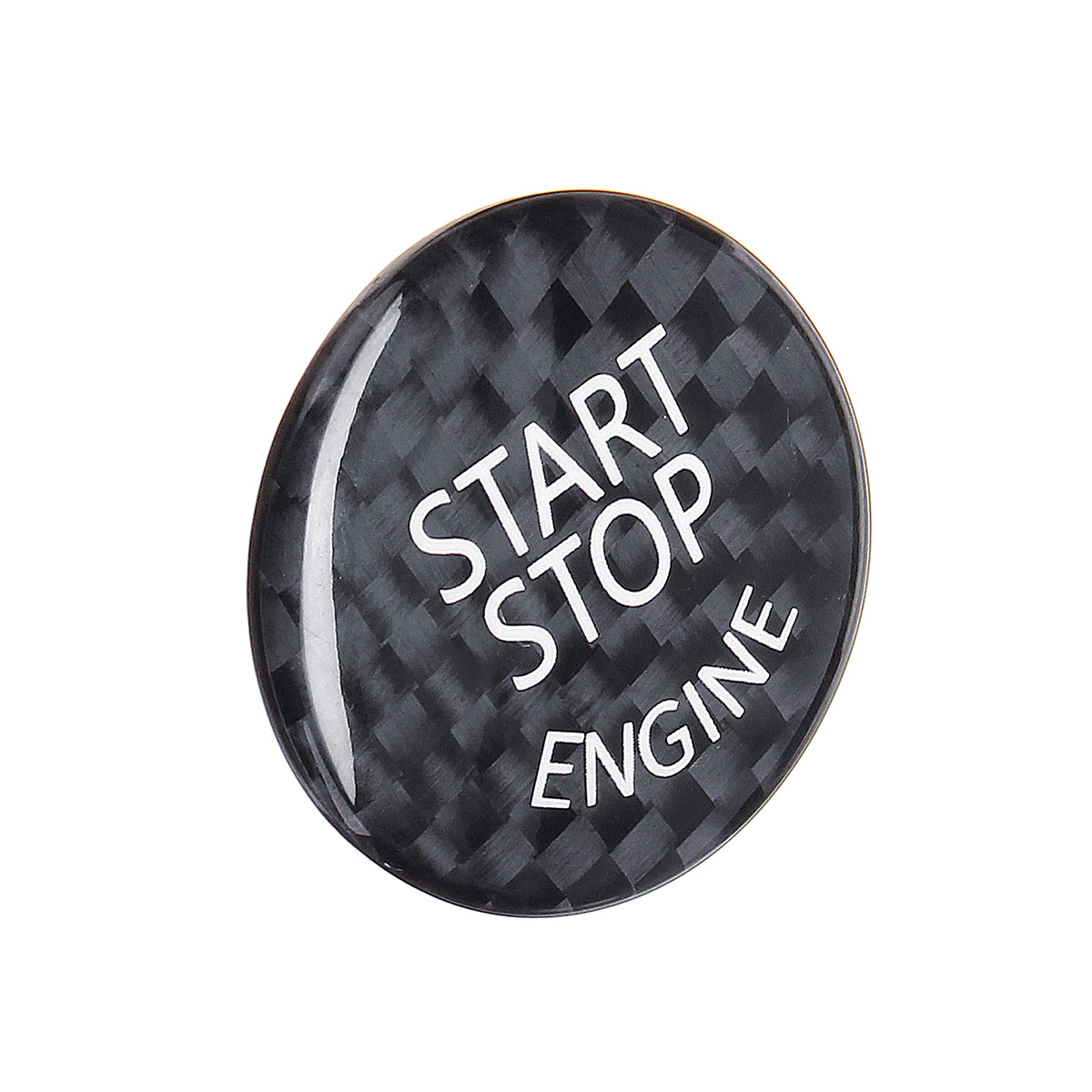 Dim Gray Start Stop Engine Button Switch Carbon Cover For BMW E60 E90 E91 E92 E93 3 Series