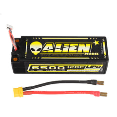 Yellow ALIENMODEL 11.1V 6500mAh 120C 3S XT60 Plug Lipo Battery for RC Car