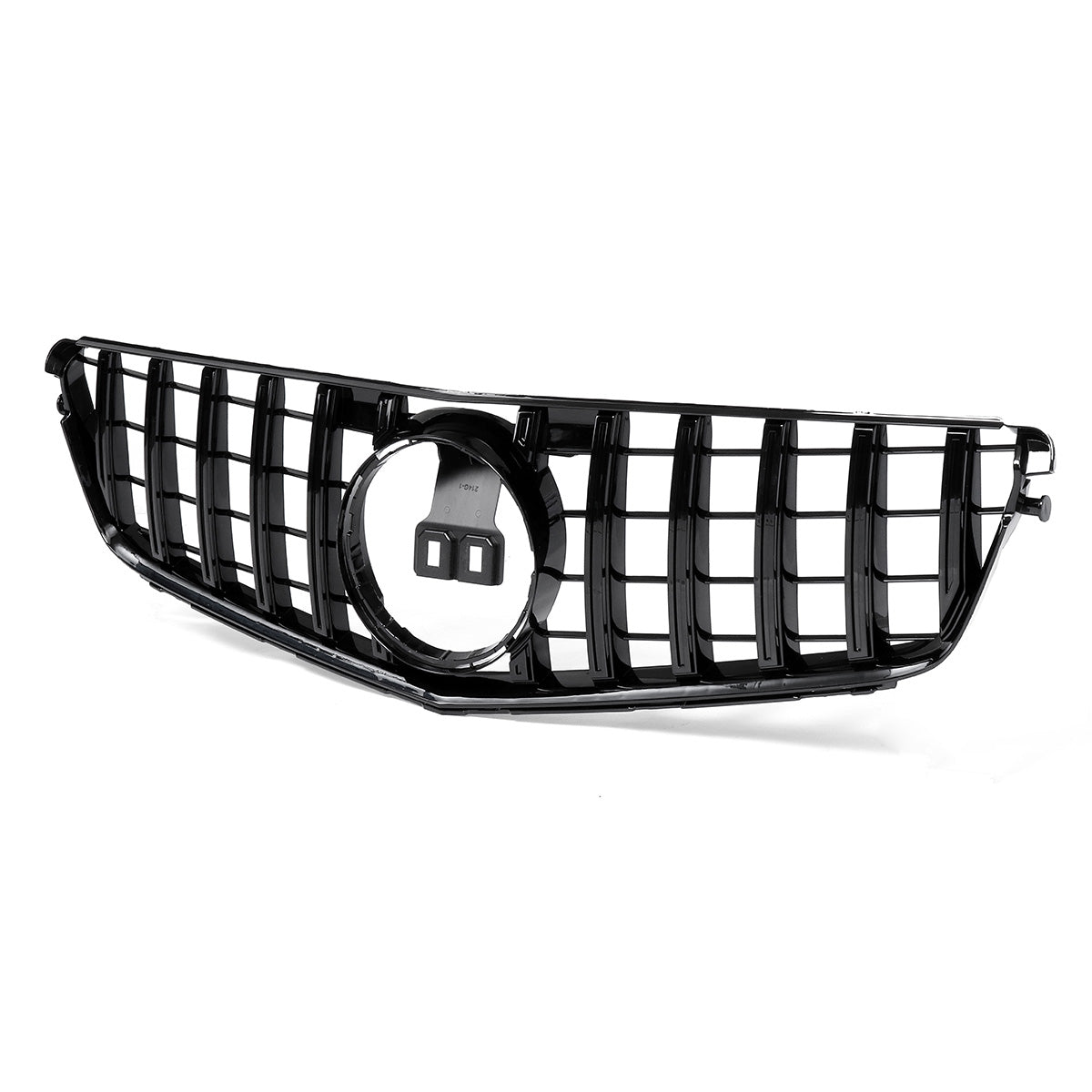 Black Car GTR Style Grille Front Bumper Grill Black for Mercedes Benz C-Class W204  2008-2014