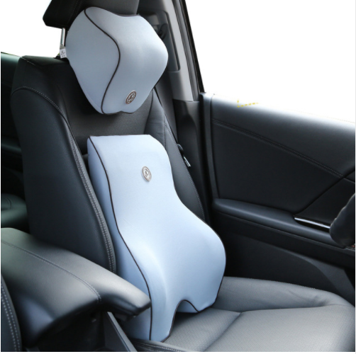Car memory cotton lumbar suit pillow back pad waist car interior seat four seasons universal new slow rebound - Auto GoShop