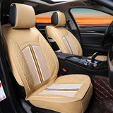 1PC Deluxe PU Leather Auto Car Seat Cover Full Front Cushion Universal - Auto GoShop