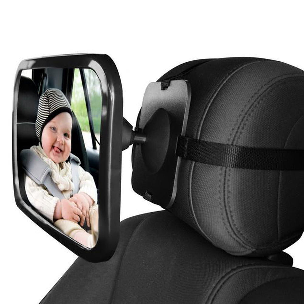 Baby rear view mirror (Black) - Auto GoShop