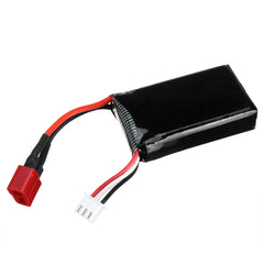 Black 7.4V 1000mah 25C Lipo Battery For SG 1601 1602 RC Car Parts T Plug