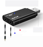 TX11-C bluetooth 5.0 + EDR Audio Transmitter Support 3.5mm AUX Coaxial USB Audio Input Interface - Auto GoShop