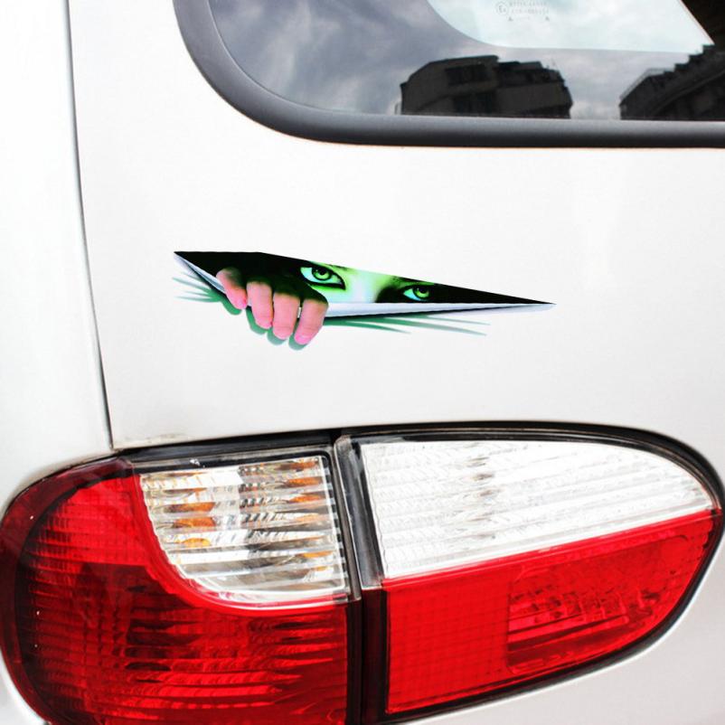 White Smoke Man, black panther, peek at car sticker