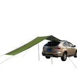 Dark Olive Green Car Tent Awning Rooftop Truck Camping Travel Shelter Outdoor Sunshade Canopy