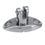 Dark Gray 360° Rotated Deck Hinge Connector Stainless Steel Boat Marine Fitting Hardware