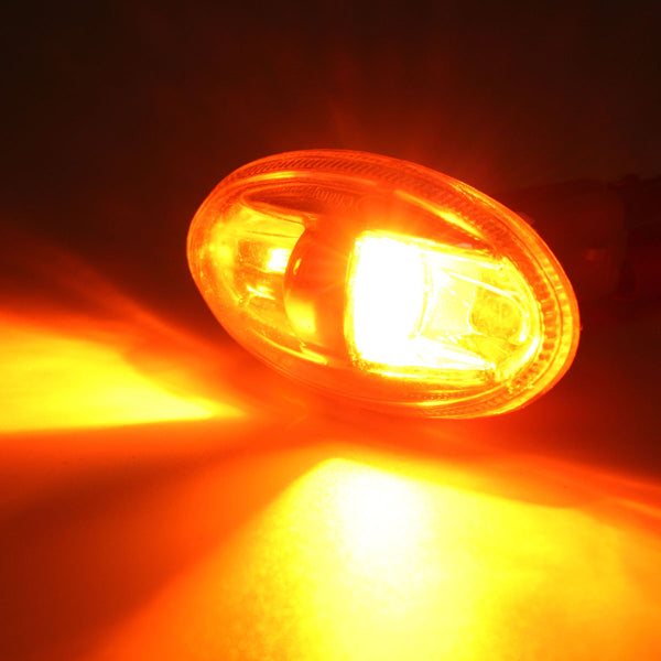 Dark Orange Partner Side Indicator Repeater Light Lamp For Peugeot 108 107 407 206 1007 Bulb