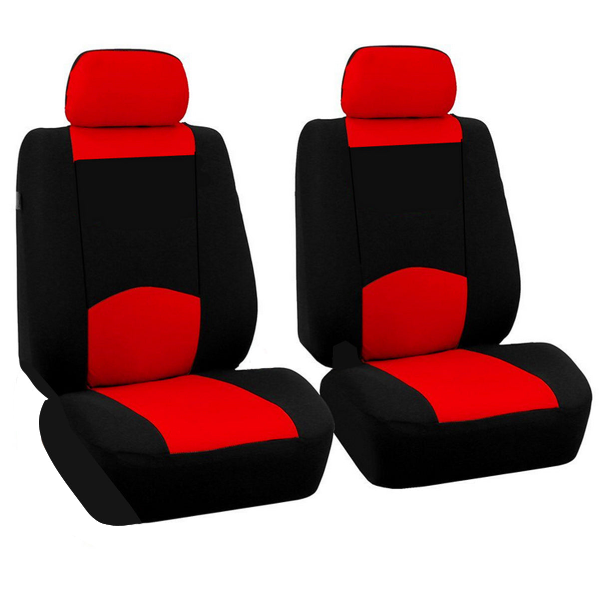 Firebrick Full Set Car Seat Cover Polyester For Auto Truck SUV 2 Heads 2MM Foam Filled Polyester Fabric