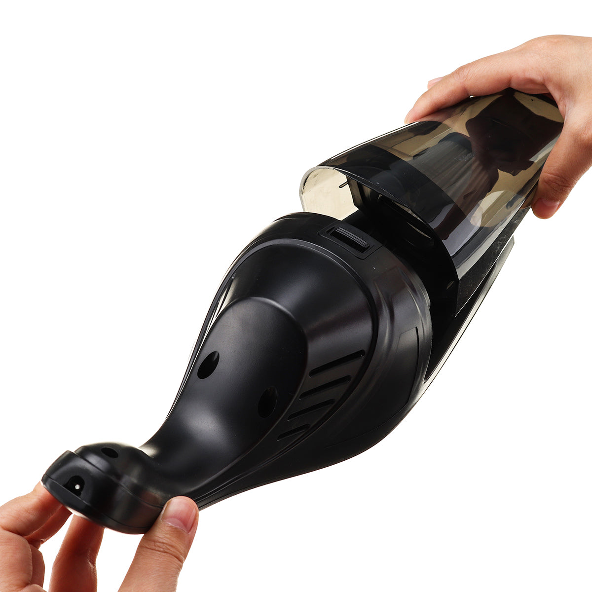Black 75W Cordless Portable Rechargeable Vacuum Cleaner USB Wet Dry For Car Home