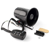 12V 100W 6 Sound Loud Car Warning Alarm Police Fire Siren Air Horn PA Speaker - Auto GoShop