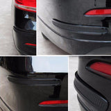 Lavender 2Pcs Carbon Colloid Front Rear Bumper Corner Guard Anti-Scratch Protection Decoration Strip