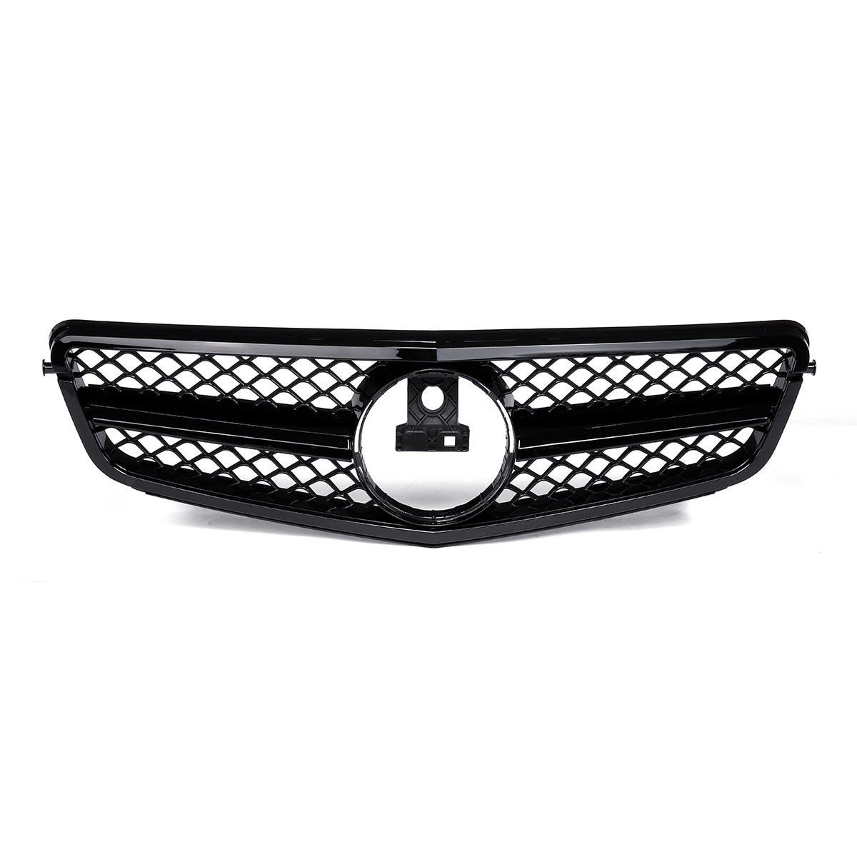 Black Car C63 AMG Style Front Upper Grille Grill For Mercedes C Class W204 C180 C200 C300 C350 2008-2014