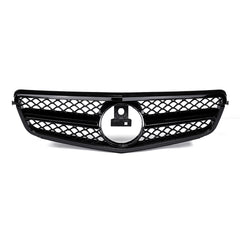 Black Car C63 AMG Style Front Upper Grille Grill For Mercedes C Class W204 C180 C200 C300 C350 2008-2014